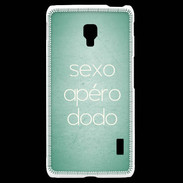 Coque LG F6 Sexo Apéro Dodo vert ZG
