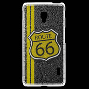 Coque LG F6 route 66 goudron
