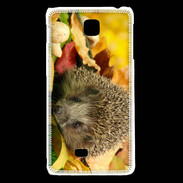 Coque LG F5 Automne et Hérisson