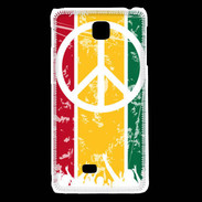 Coque LG F5 Rasta Peace and Love 15
