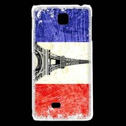 Coque LG F5 Drapeau français vintage 2