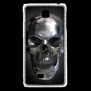 Coque LG F5 Tête de mort en métal
