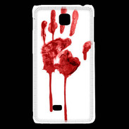 Coque LG F5 Trace de sang