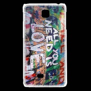 Coque LG F5 All you need is love 5