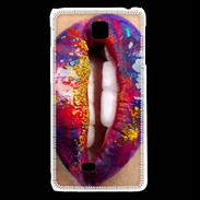 Coque LG F5 Lèvres multicouleurs