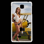 Coque LG F5 Avion sexy