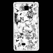 Coque LG F5 Design Fleur Tribal