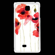 Coque LG F5 Dessin de coquelicot