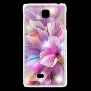 Coque LG F5 Design Orchidée violette