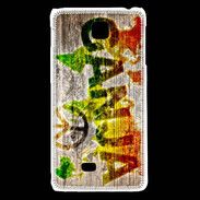 Coque LG F5 Rasta Ganja