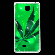 Coque LG F5 Cannabis Effet bulle verte