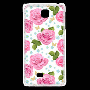 Coque LG F5 Vintage Rose 3