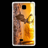 Coque LG F5 Cerf au levé du soleil