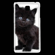 Coque LG F5 Petit chaton noir