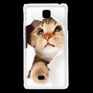 Coque LG F5 Chaton caché