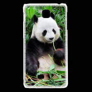 Coque LG F5 Panda gourmand