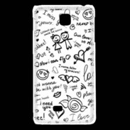 Coque LG F5 Mélange de mots
