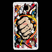 Coque LG F5 Graffiti free fight