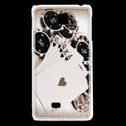 Coque LG F5 Vintage Poker