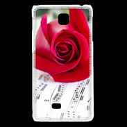 Coque LG F5 La musique en rose