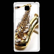 Coque LG F5 Saxophone et partitions