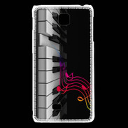 Coque LG F5 Note de musique et piano 1