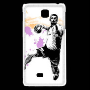 Coque LG F5 Joueur de handball