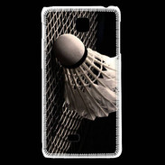Coque LG F5 Volant de Badminton en noir et blanc