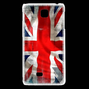 Coque LG F5 Drapeau anglais grunge