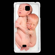 Coque LG F5 Duo de bébés qui dorment