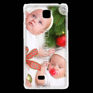 Coque LG F5 Jumeaux Noêl
