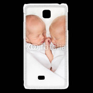 Coque LG F5 Duo de bébés qui dorment 2