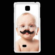 Coque LG F5 Bébé avec moustache