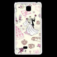 Coque LG F5 Thème mariage 1
