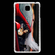 Coque LG F5 Mariée dans roadster
