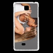 Coque LG F5 Couple métisse 1