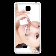 Coque LG F5 Femme asiatique glamour et souriante