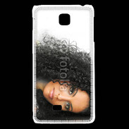 Coque LG F5 Femme métisse 1