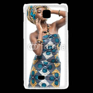 Coque LG F5 Femme Afrique 4