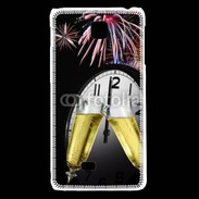 Coque LG F5 Feu d'artifice jour de l'an