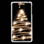 Coque LG F5 Sapin de noël feu d'artifice