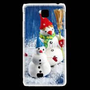 Coque LG F5 Bonhommes de neige