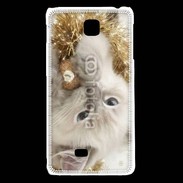 Coque LG F5 Chat Noël