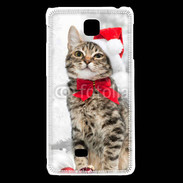 Coque LG F5 Chat Noël 2