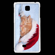 Coque LG F5 Chaton Noël 2