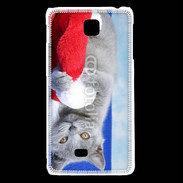 Coque LG F5 Chat Noël 6