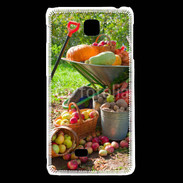 Coque LG F5 fruits et légumes d'automne