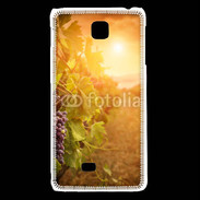 Coque LG F5 Automne, vignes, couché de soleil