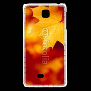 Coque LG F5 feuilles d'automne