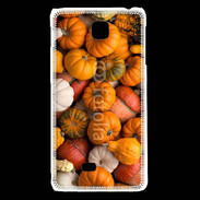 Coque LG F5 fond de citrouilles automne